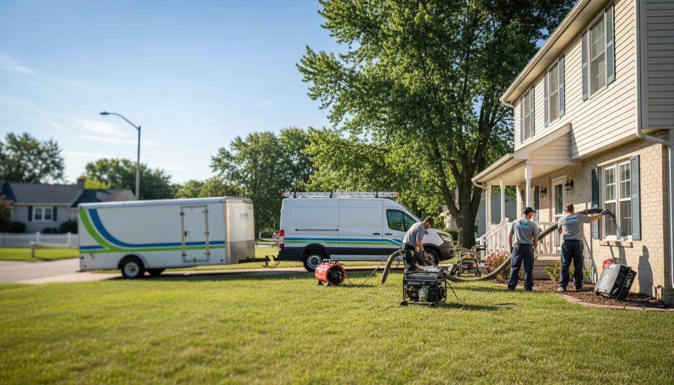 Flooded Basement Restoration And Cleanup With Repair in Sibley, IA near me